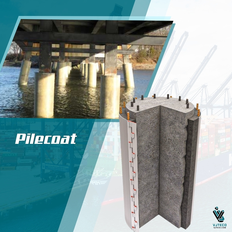 Tấm bọc cọc Pilecoat nhập khẩu và phân phối tại Việt Nam bởi VJtech